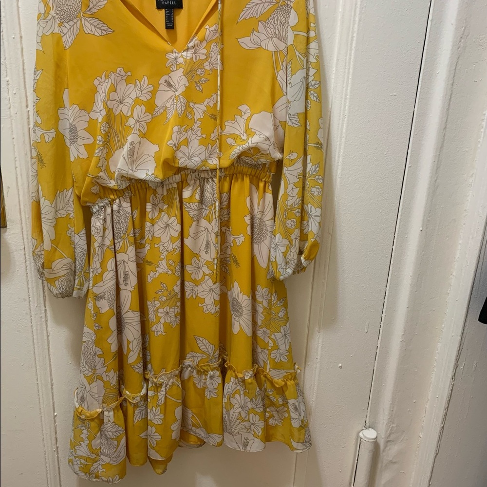 Adriana papell floral dress
